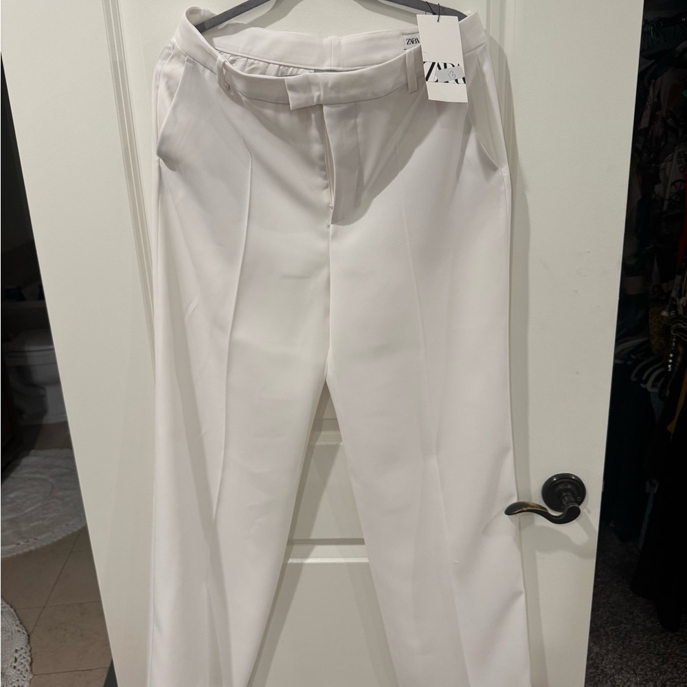 Zara Men's White Pants